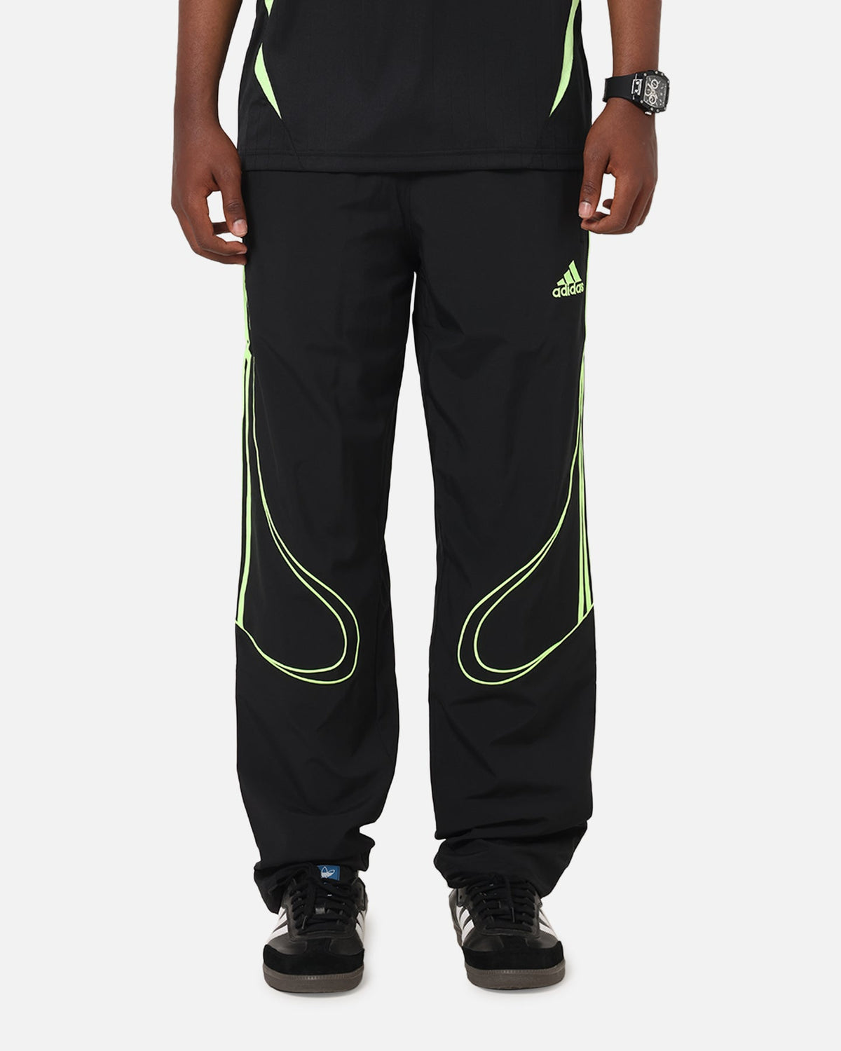 Adidas Teamgeist Adicolor Track Pants Black/Green