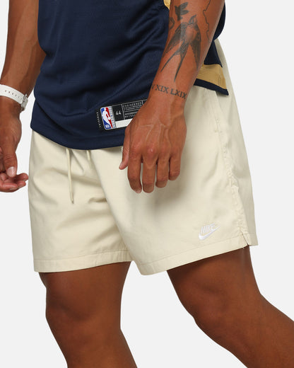 Nike Club Flow Shorts Lt Khaki/White