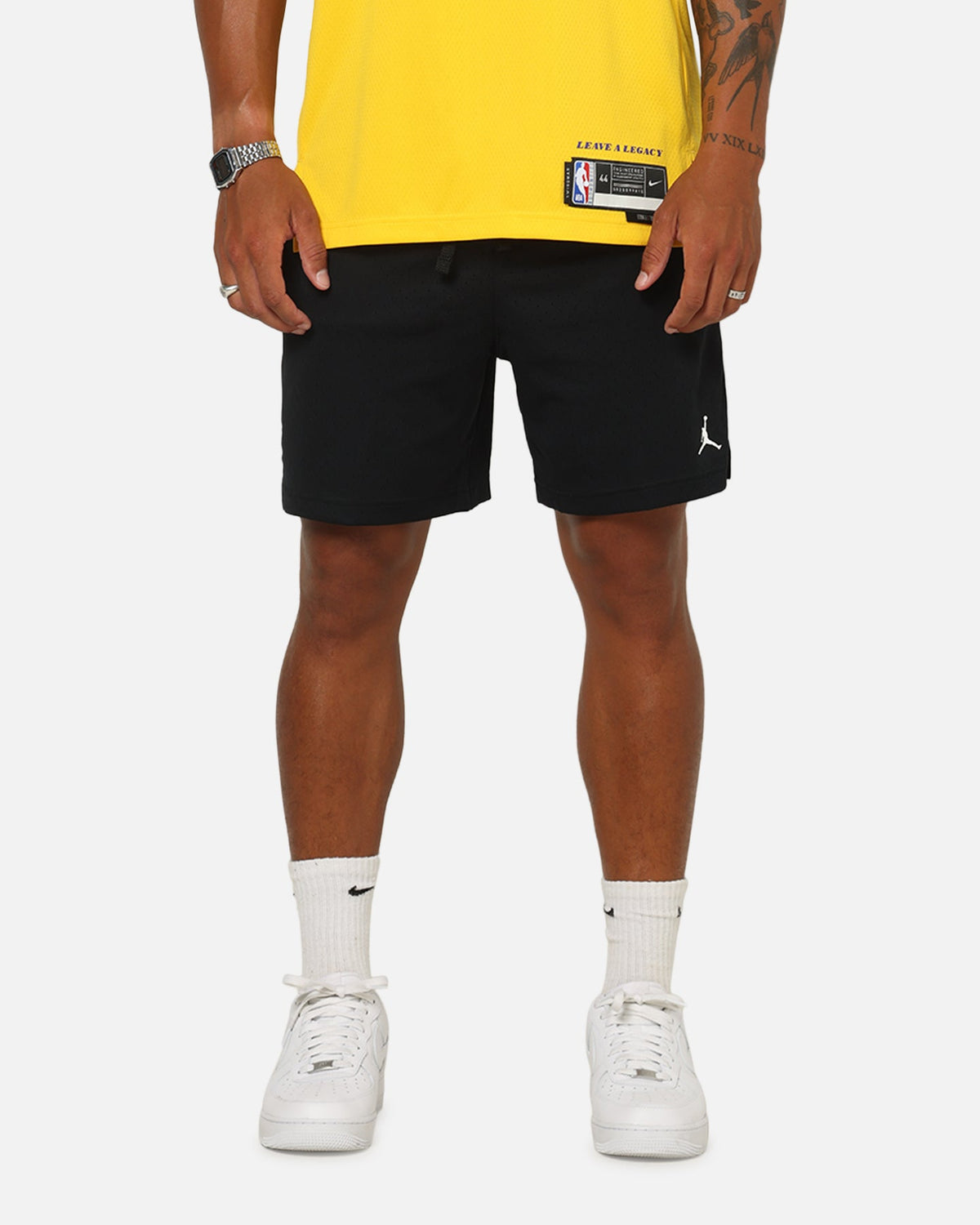 Jordan Sport Dri-FIT Mesh Shorts Black/White