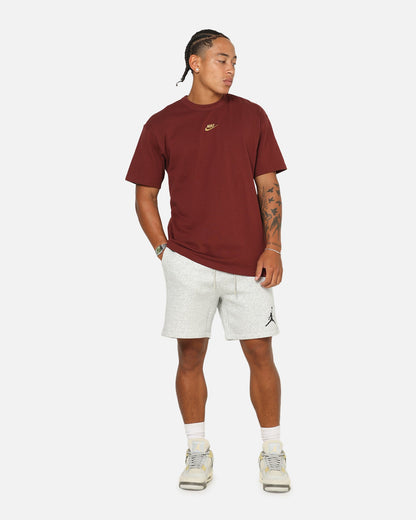 Jordan Jumpman Fleece Shorts Grey Heather/Black