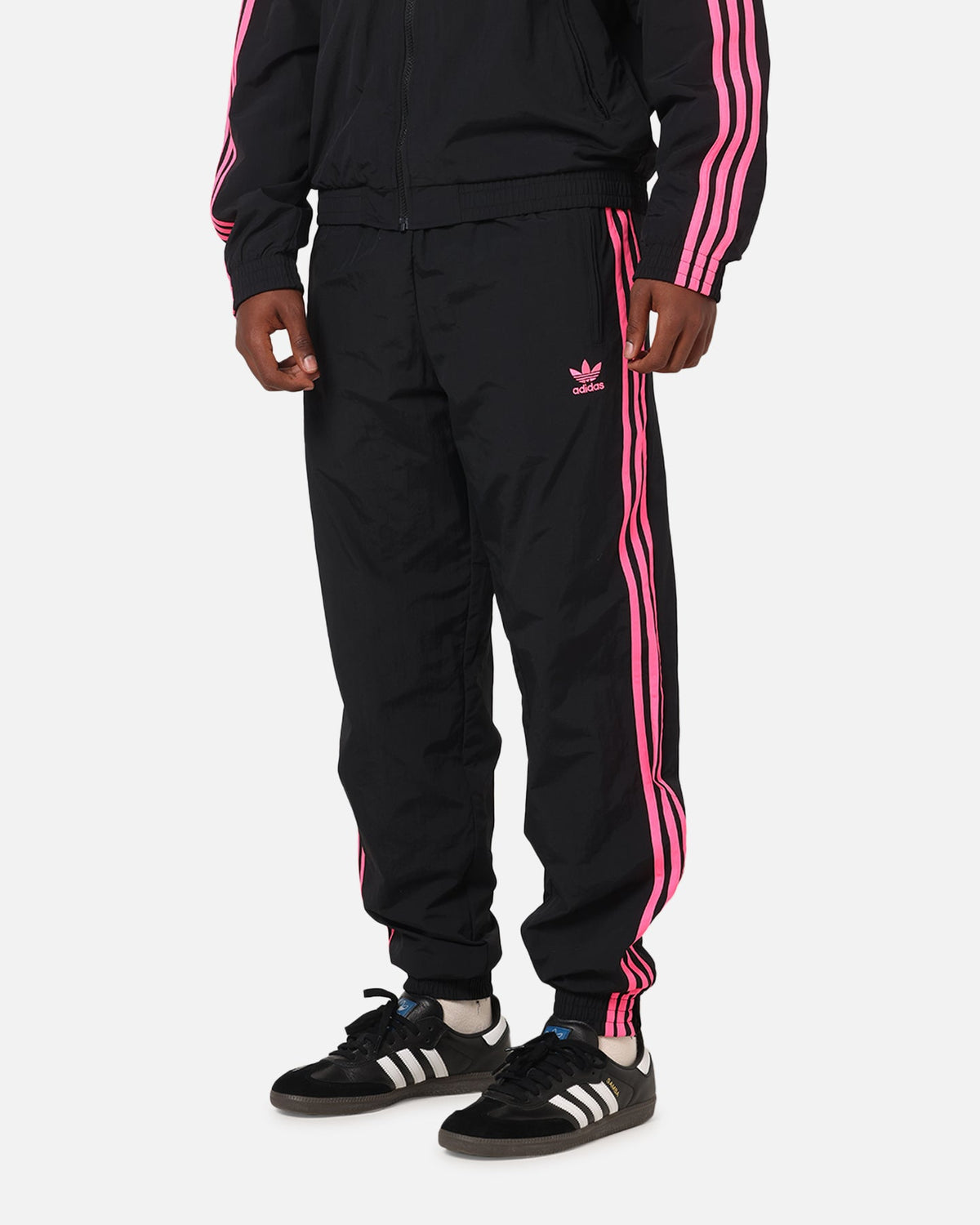 Adidas Firebird Pants Black/Lucid Pink
