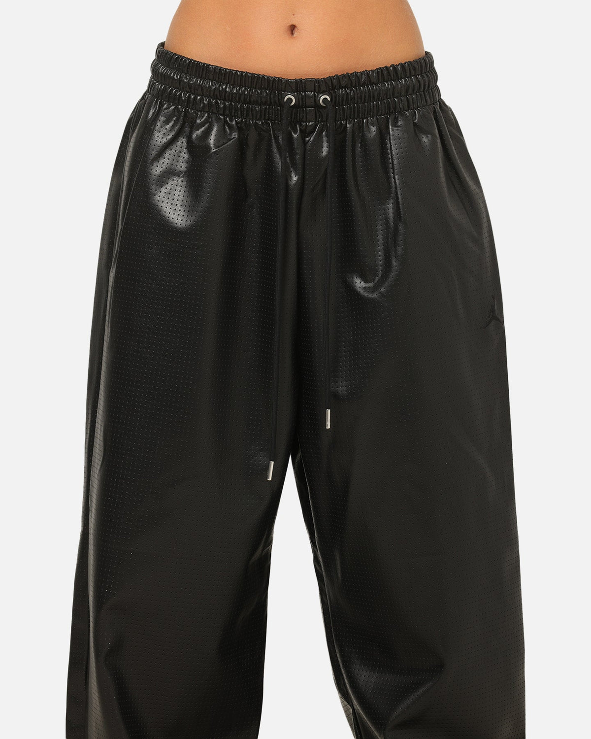 Jordan Women's Jumpman Flight Faux-Leather Pants Black