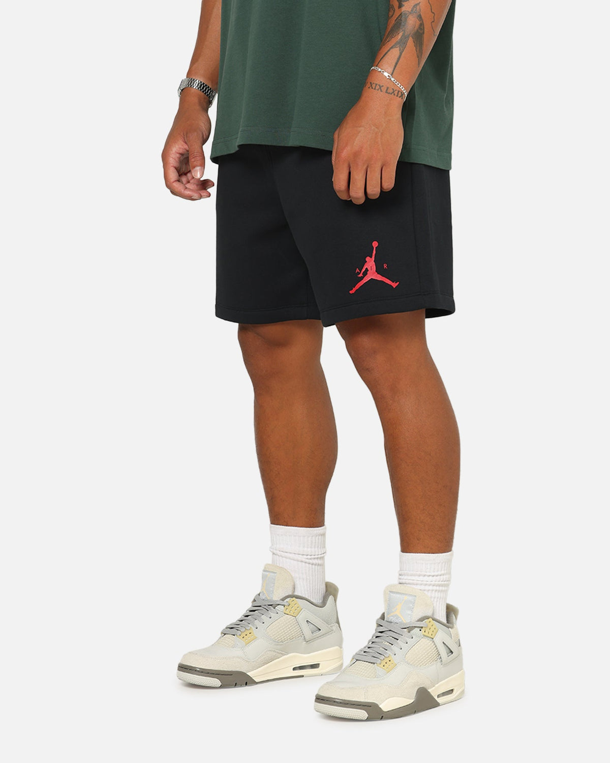 Jordan Jumpman Fleece Shorts Black/Red