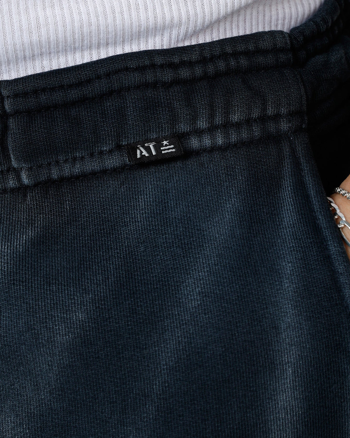 American Thrift Jogger Pants Washed Black