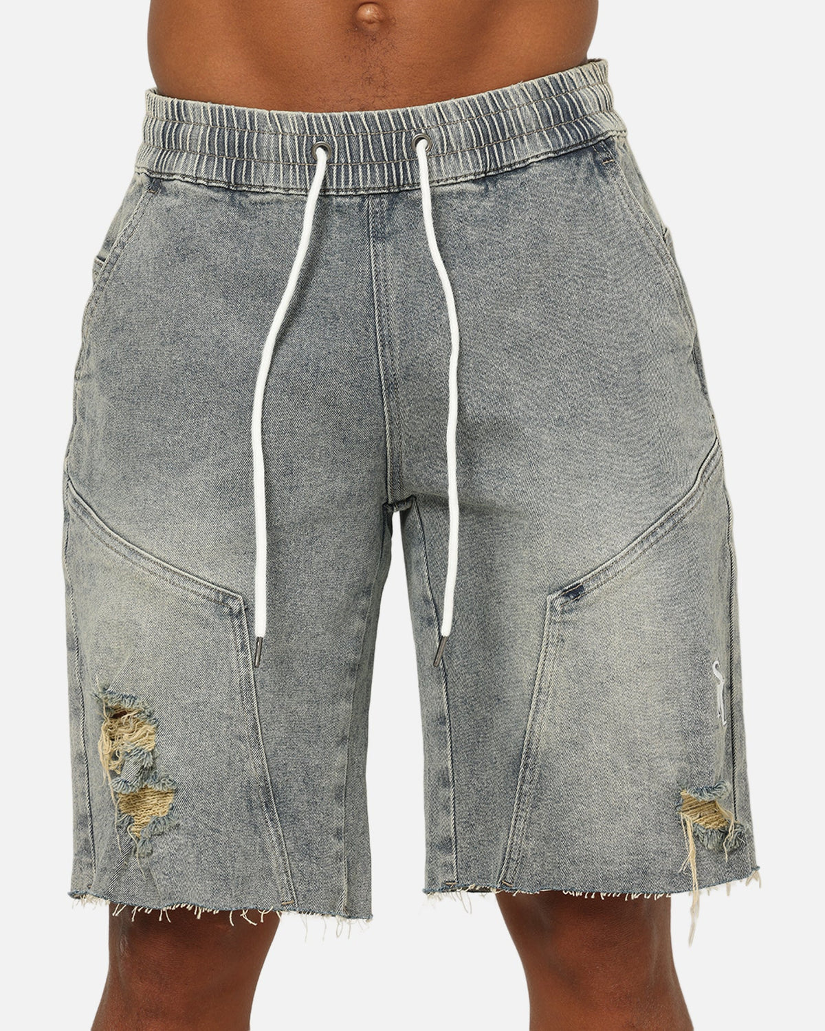 Saint Morta Annex Baggy Jorts Dirty Denim