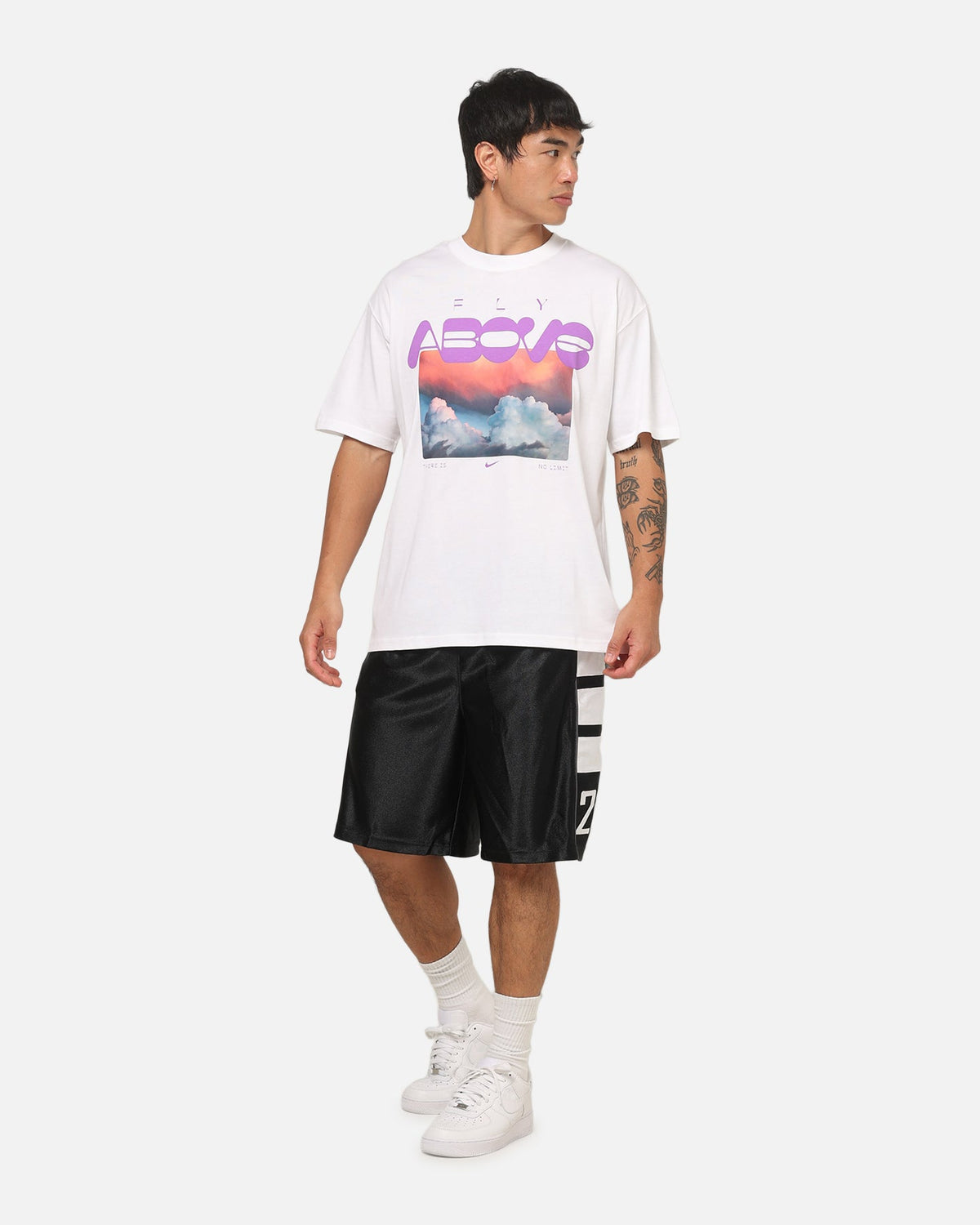 Jordan Brooklyn Cat Scratch Shorts Black