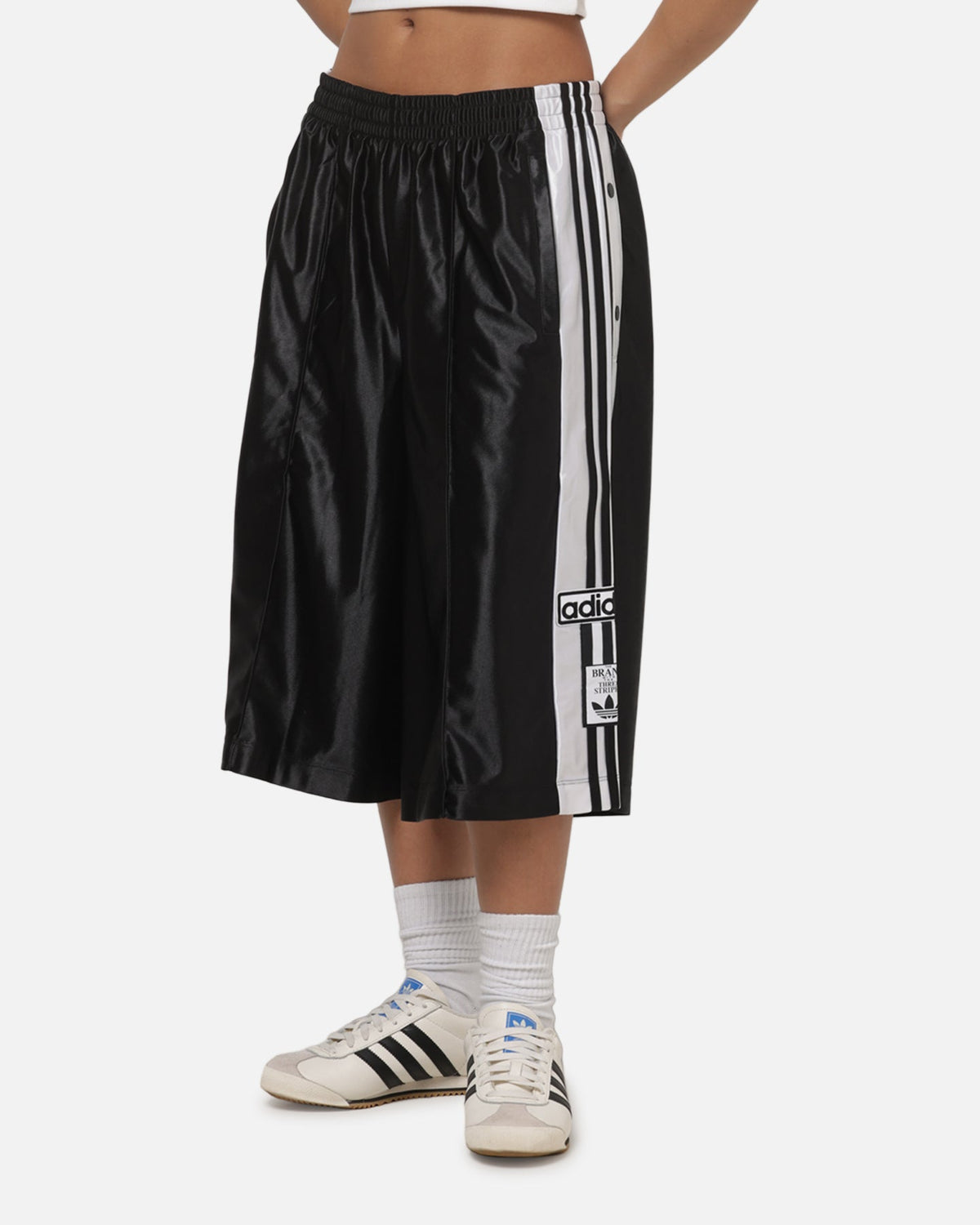 Adidas Women's Adibreak Long Shorts Black/White