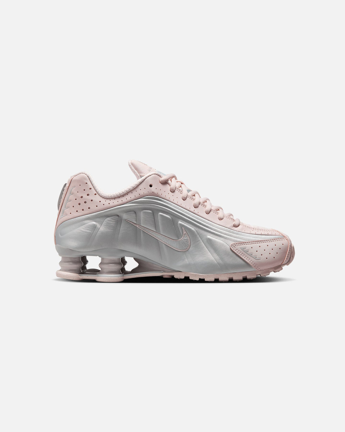 Nike Women's Shox R4 Barely Rose/Metallic Platinum
