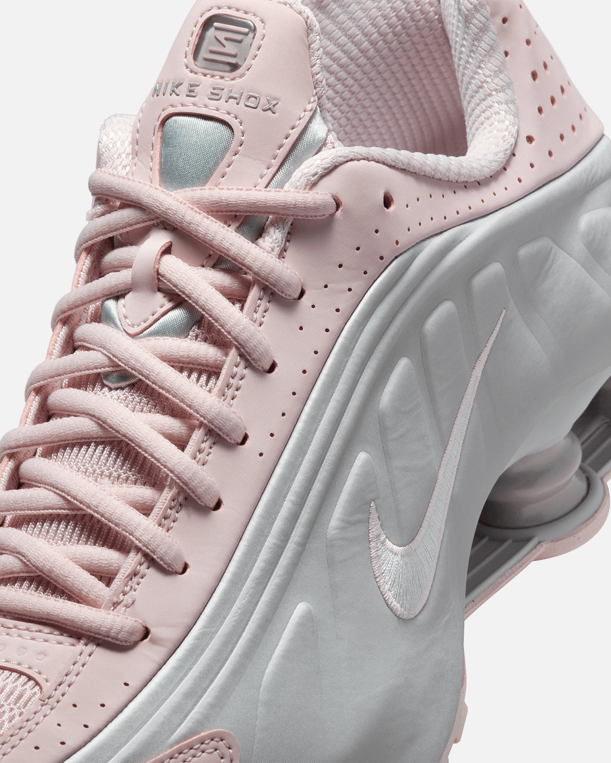 Nike Women's Shox R4 Barely Rose/Metallic Platinum