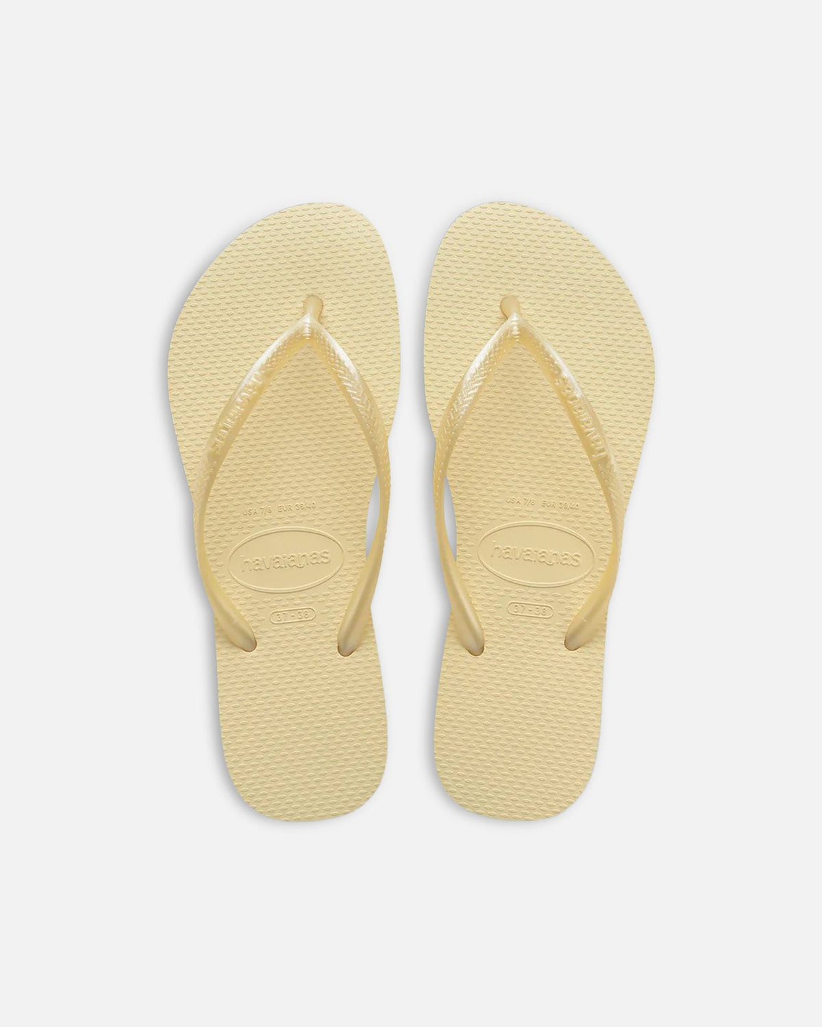 Havaianas Women's Slim Basic Thongs Butter