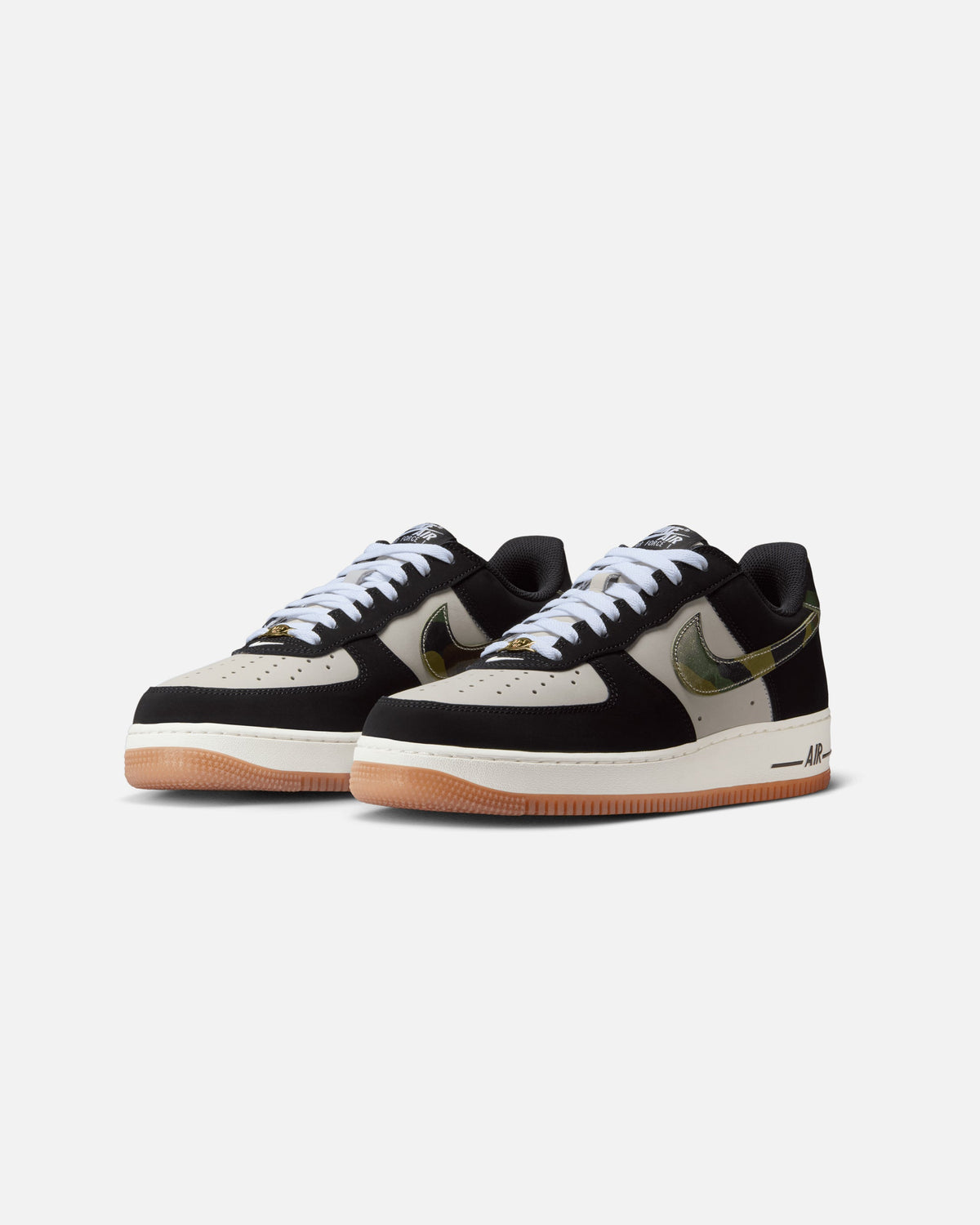 Nike Air Force 1 Low Retro "Camo" White/Black/Gum