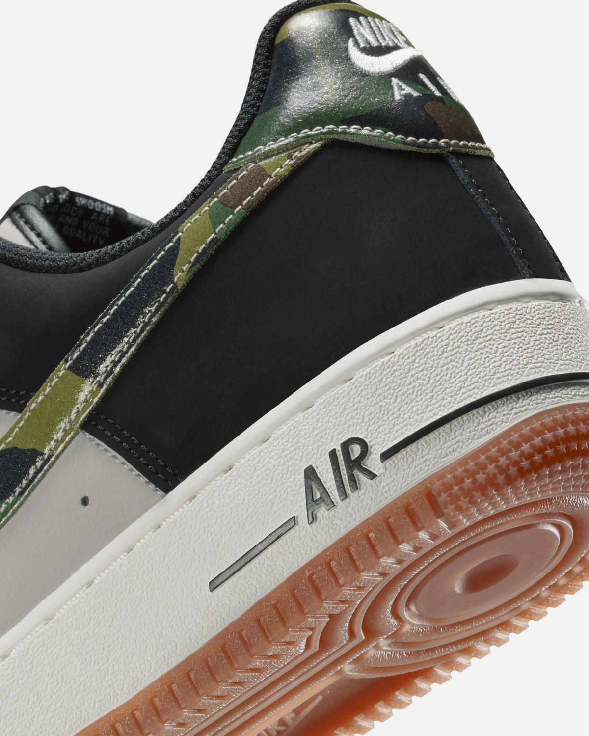 Nike Air Force 1 Low Retro "Camo" White/Black/Gum