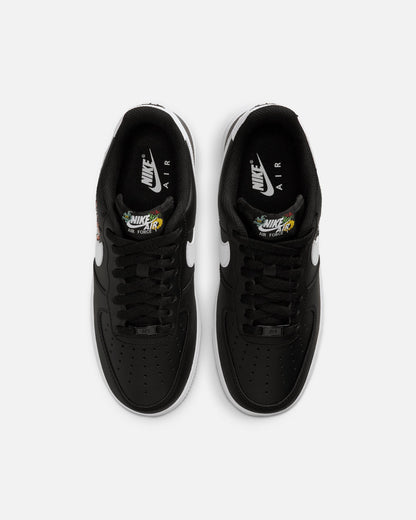 Nike Women's Air Force 1 '07 Premium "Flowers" Black/White