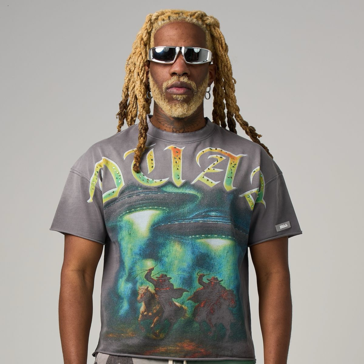DUAA "Cowboy" SS Tee (Faded Grey)