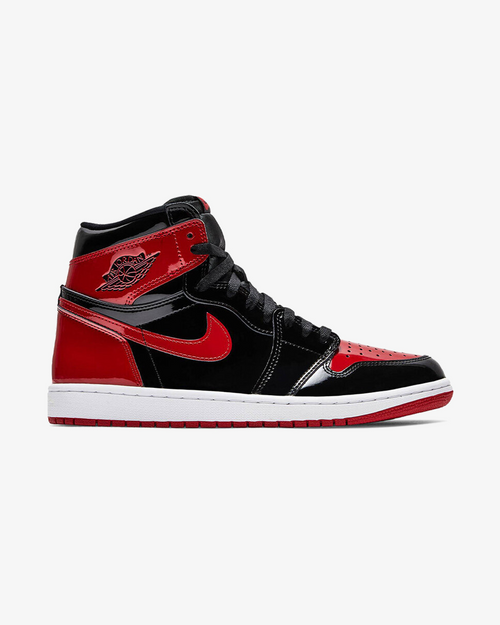 NIKE AIR JORDAN1 HIGH RETRO OG PATENT BRED GS