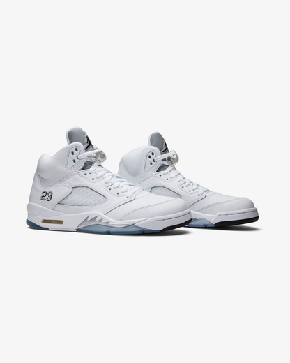 NIKE AIR JORDAN5 METALLIC WHITE