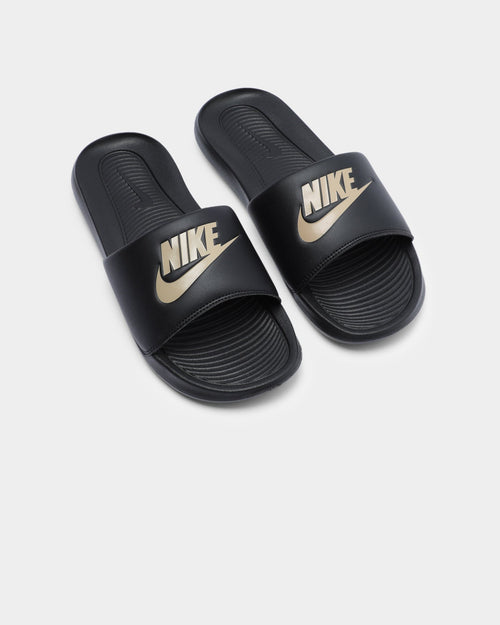 Nike Victori One Slide Black/Metallic Gold