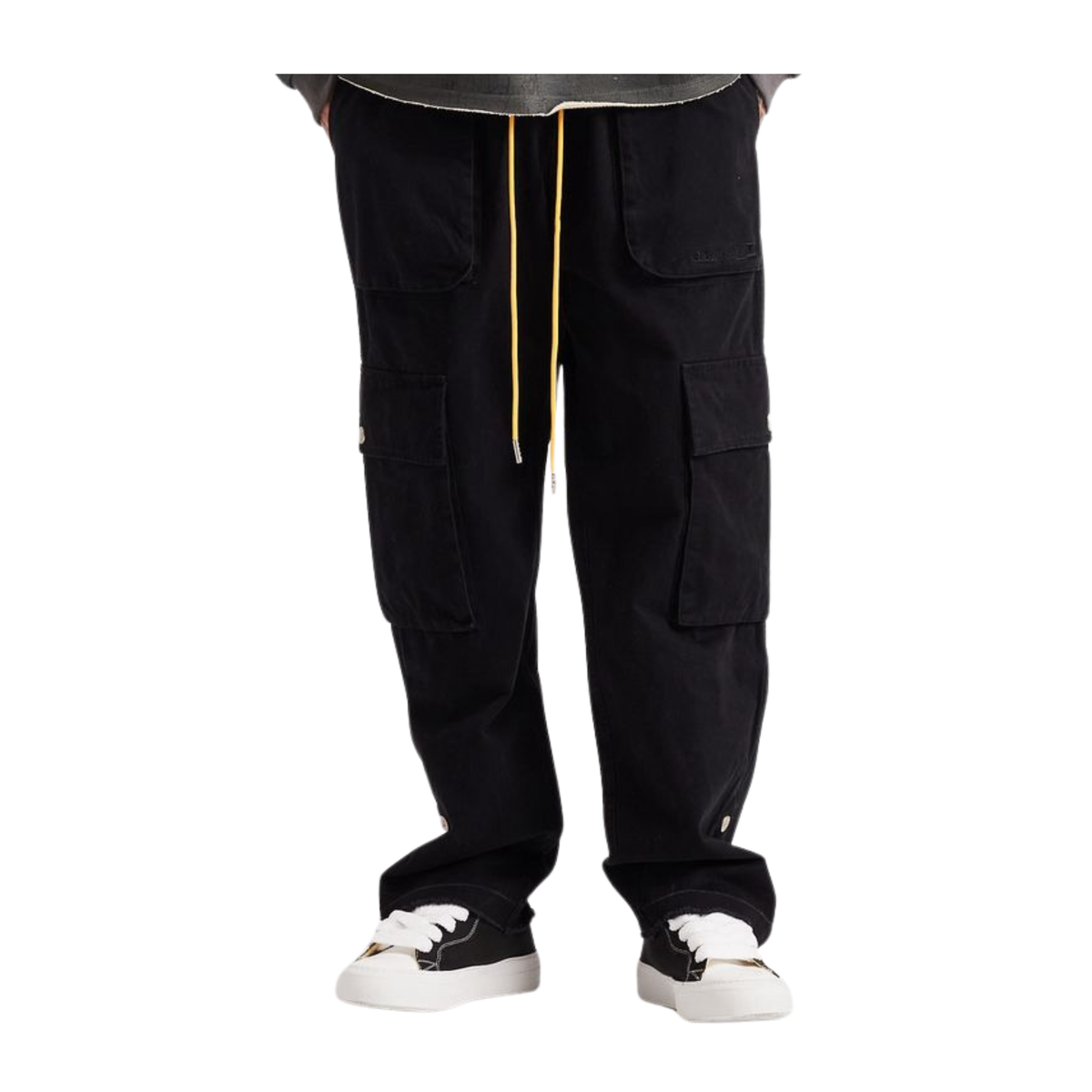 DSM Cargo Pants-Outlined (Black)