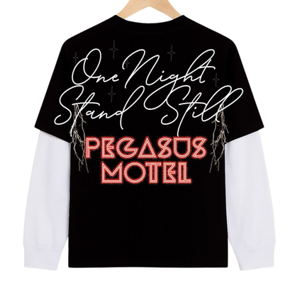 Dry Rot "Pegasus Motel" Layered LS (Black)