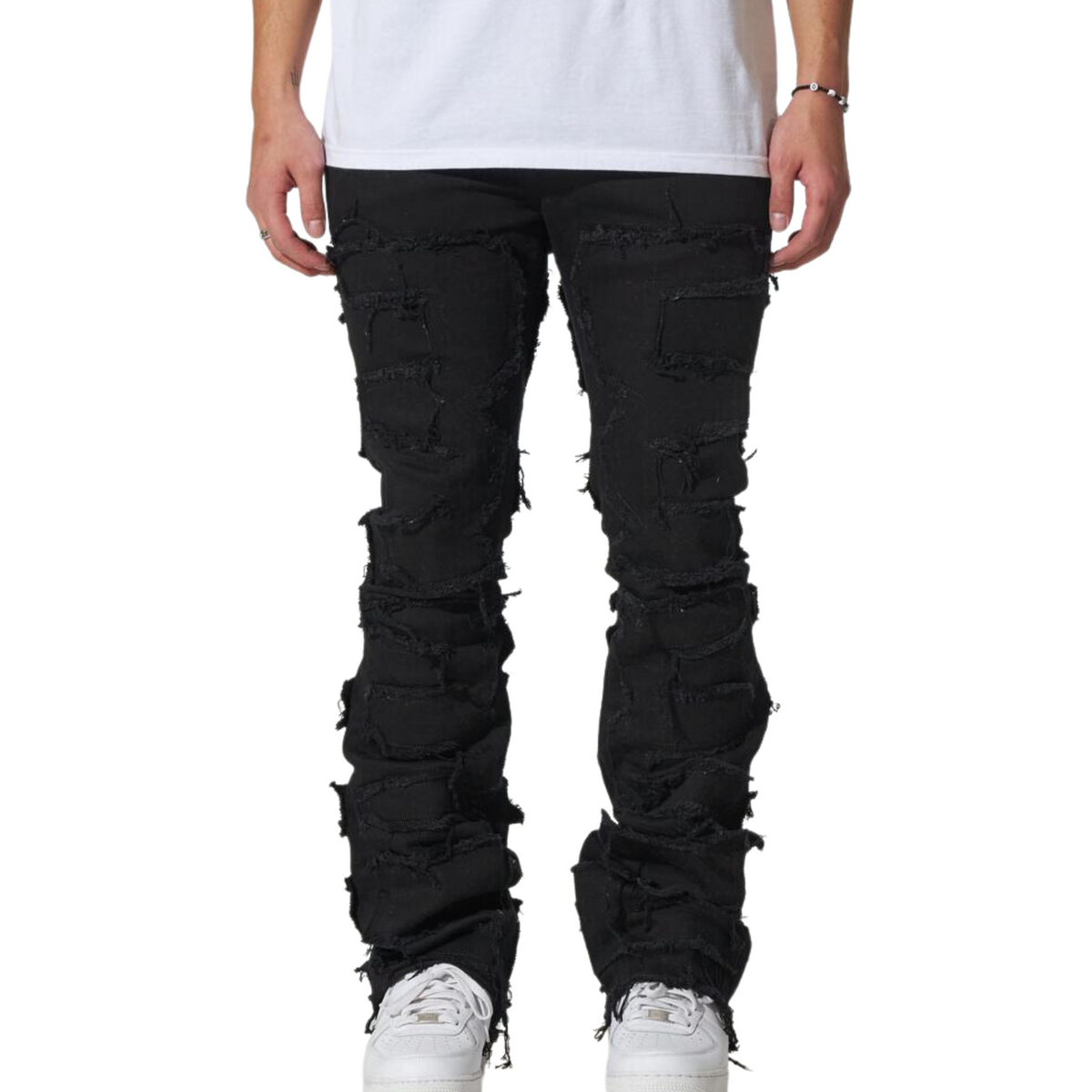 Crysp Arch Denim (Black Distress) - CRYSPF123-25-L