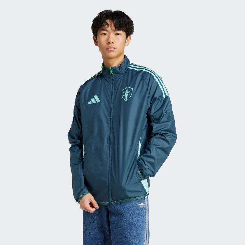 Men's adidas Seattle Sounders FC Reversible Anthem Jacket