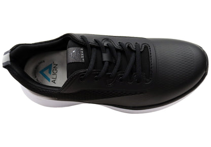 Align Tacoda Mens Wide Fit Supportive Arch Support Lace Up Sneakers