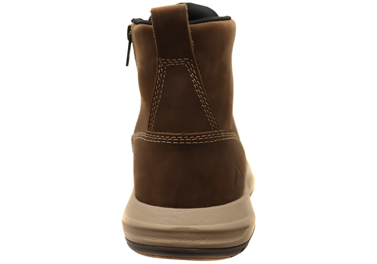 Align Eddy Mens Waterproof Leather Wide Fit Comfortable Boots