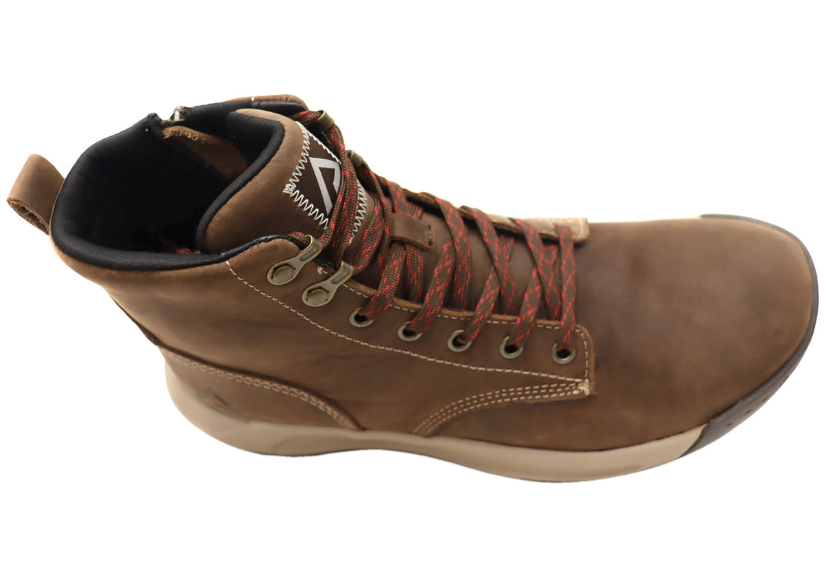Align Eddy Mens Waterproof Leather Wide Fit Comfortable Boots