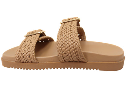 Billini Aprila Womens Comfortable Slides Sandals