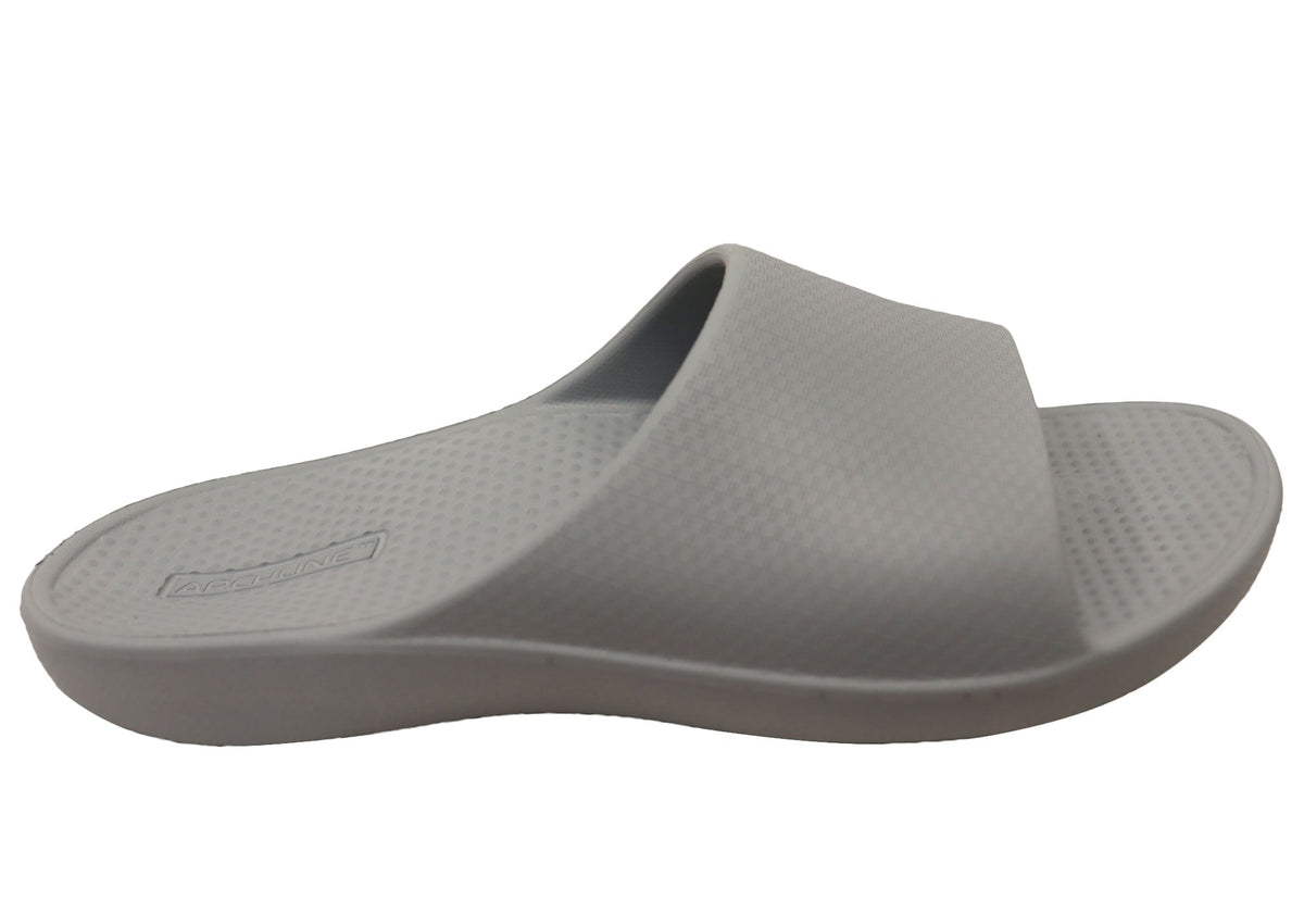 Archline Unisex Comfortable Rebound Orthotic Slides With Arch Support