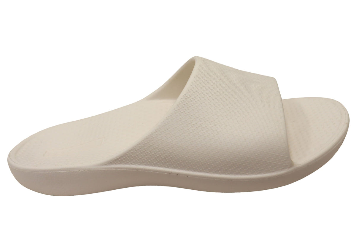 Archline Unisex Comfortable Rebound Orthotic Slides With Arch Support