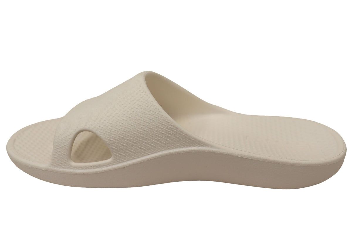 Archline Unisex Comfortable Rebound Orthotic Slides With Arch Support