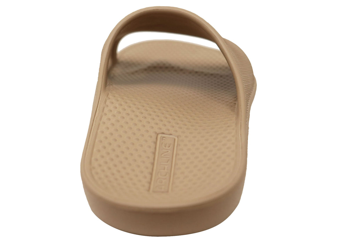 Archline Unisex Comfortable Rebound Orthotic Slides With Arch Support