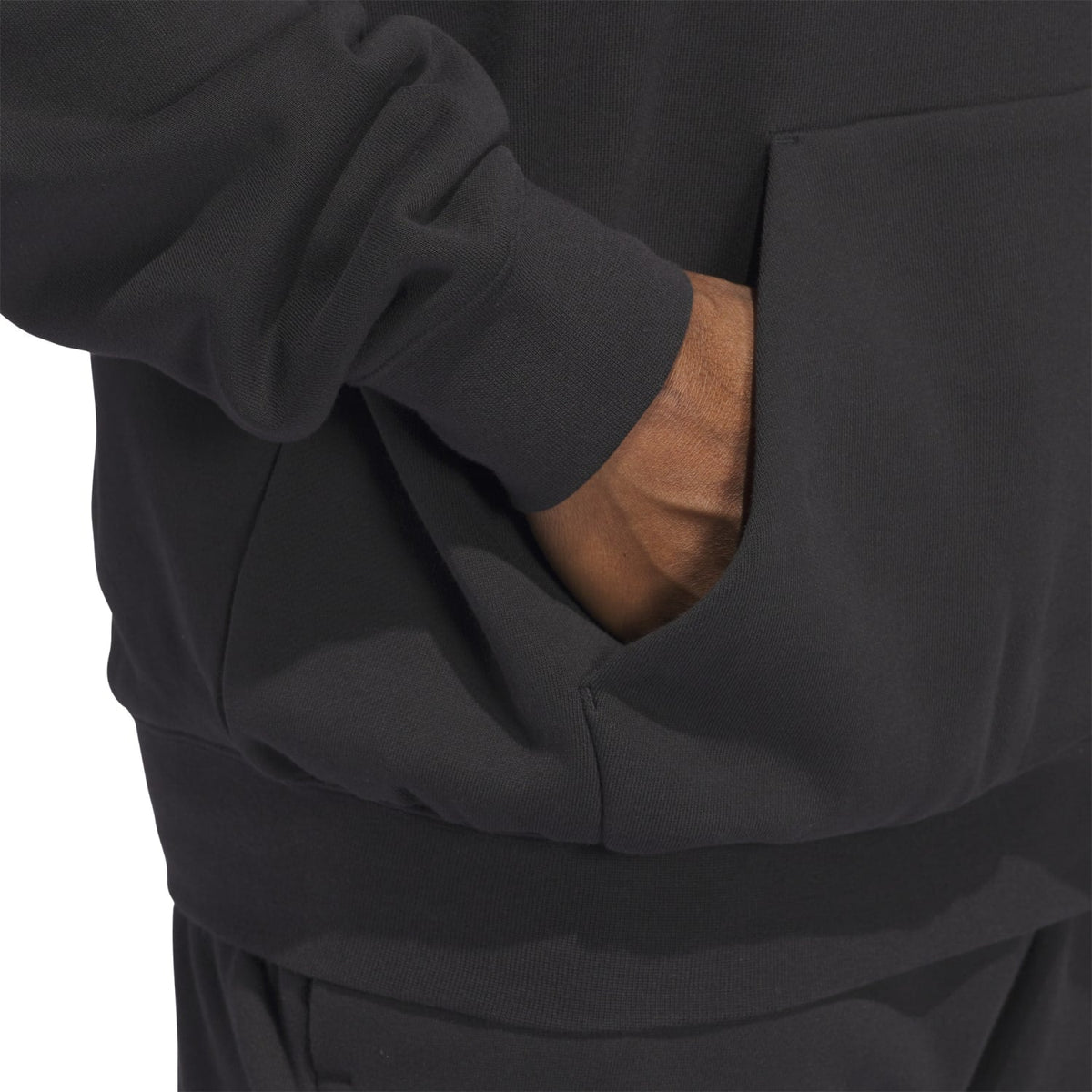 Adidas Men Anthony Edwards Believe That Hoodie Black JW4293