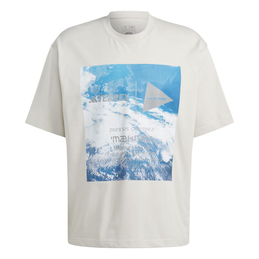 Adidas Outdoor Men AWD Graphic Tee White HR7141