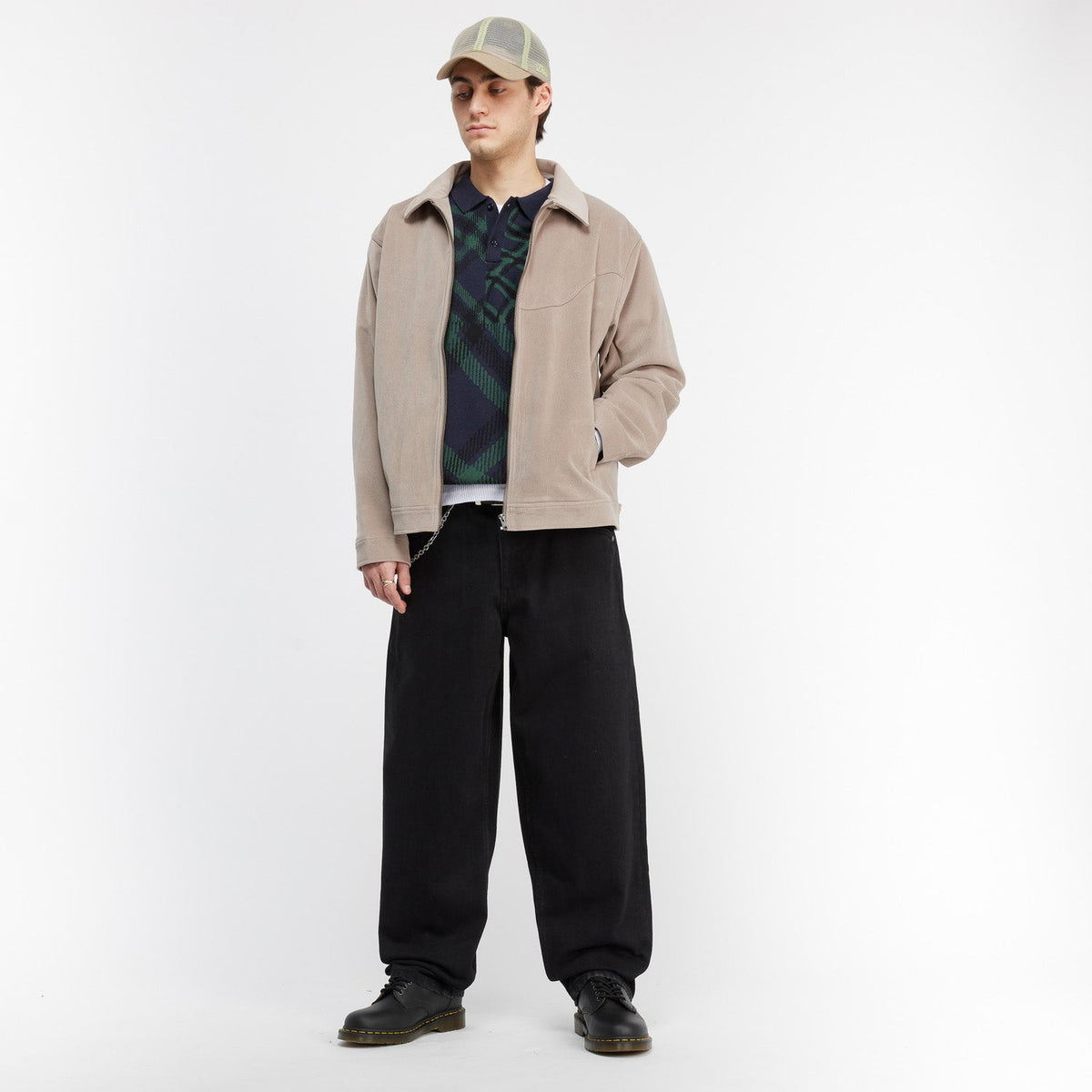 Dime Men Classic Baggy Denim Pants Black