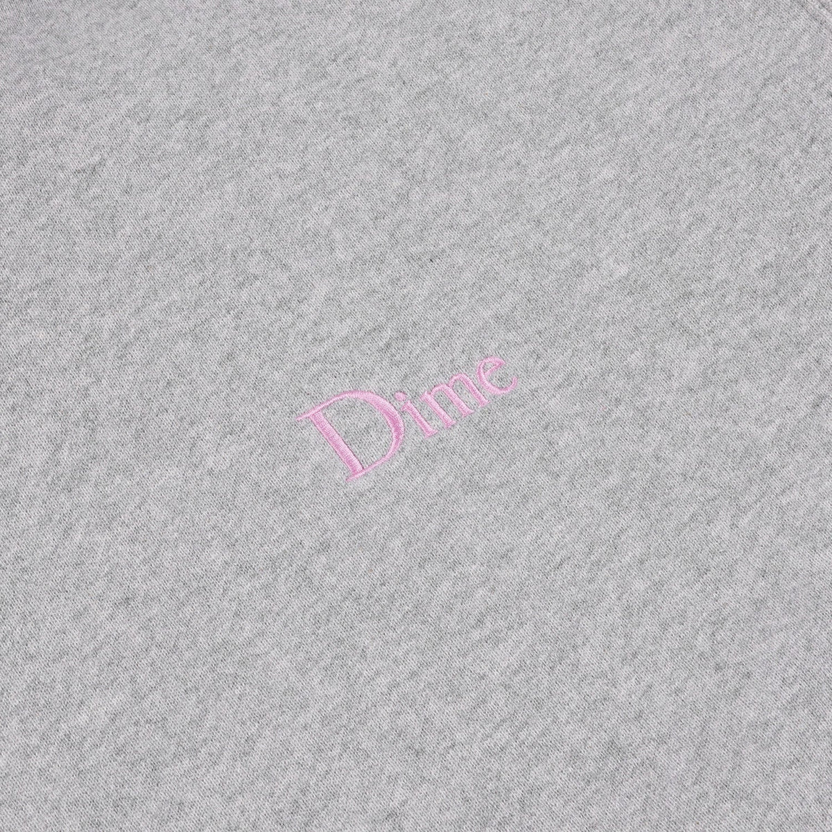 Dime Men Classic Small Logo T-Shirt Heather Gray