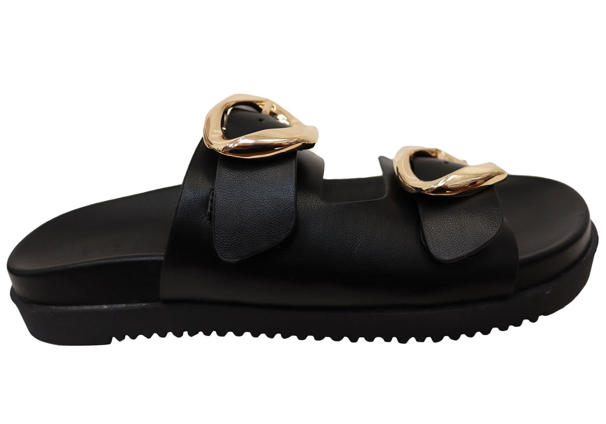 Billini Azriella Womens Comfortable Slides Sandals